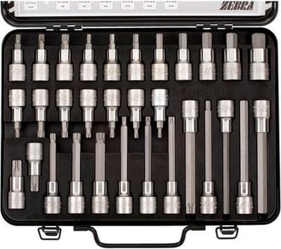 Wurth - 1/2 inch dopsleutels Assortiment met 31 stuks - 1/2 inch dopsleutels Assortiment met 31 stuks x 1 st