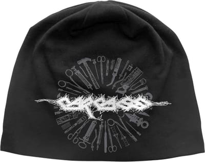 Carcass - Tools JD Print Beanie Muts - Zwart