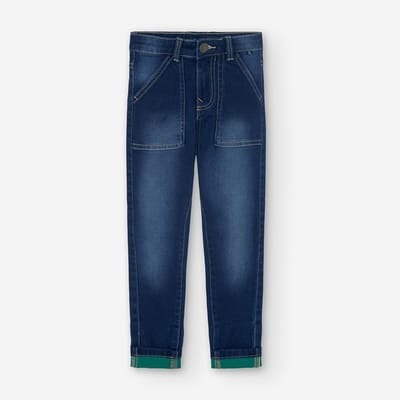 Boboli Stretch Denim Broek Blauw 5 Years Jongen