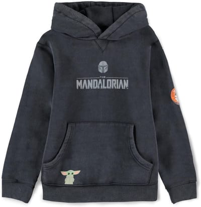 Disney Star Wars - The Mandalorian The Child Kinder hoodie/trui - Kids 146 - Zwart