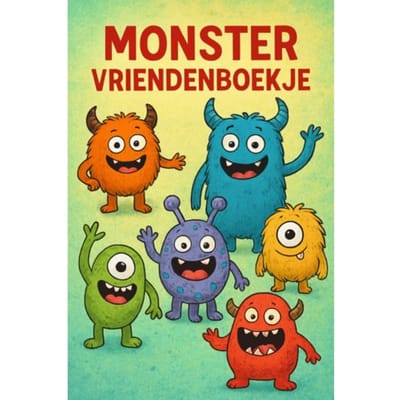 Monster Vriendenboekje - Andries B.V.