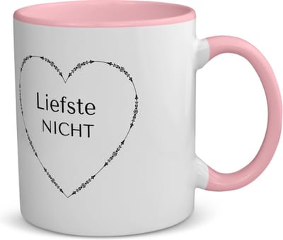 Akyol - liefste nicht koffiemok - theemok - roze - Nicht - de liefste nicht - verjaardag - cadeautje voor nicht - nicht artikelen - kado - geschenk - 350 ML inhoud