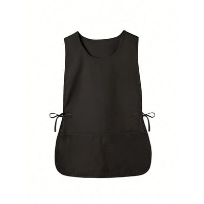 1 stuks Unisex Schort Voor Huis Schoonmaken, Schortstijl Met 2 Zakken one-size black