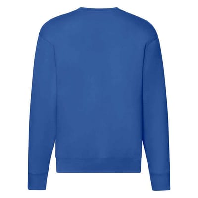Fruit of the Loom Heren Premium Drop Shoulder Sweatshirt (Koningsblauw)