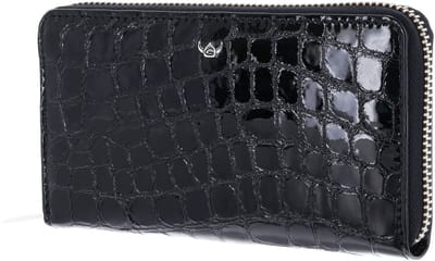 Golden Head Leren portemonnee Cayenne RFID Protect RV-Damenbörse 2804 Schwarz zwart
