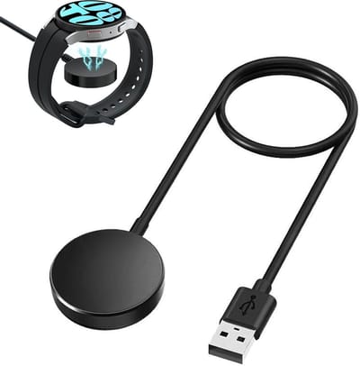 Magnetische USB Oplaadkabel voor Galaxy Watch 7/6/5/4/3/Ultra/SE/Active 2/1 - 100cm Lange Oplaadkabel, Snelle en Betrouwbare Oplader voor Smartwatch