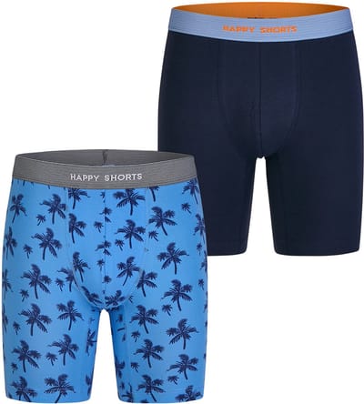 Happy Shorts Langer Boxer Jersey Boxer Briefs