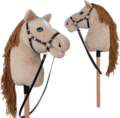 Playwood Hobby Horse stokpaardje - Voor kinderen met halster - 69 cm