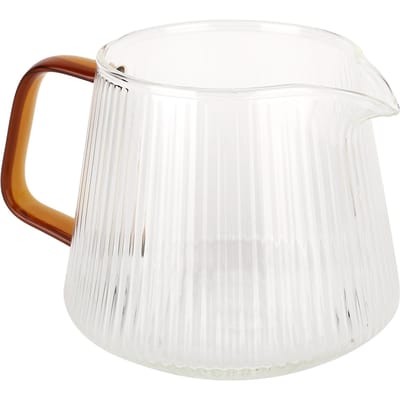 Tasse à café Verre borosilicate élevé Transparent Épaissi Tasse à thé avec anse pour la maison Café 500ml white