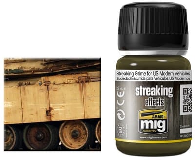 AMMO by Mig Jimenez Modelbouwdecoratie - MIG 1207 Streaking Grime F. US MOD. Vehicles Effecten potje
