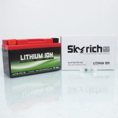 Batterie Lithium Skyrich pour Moto Ducati 899 Panigale 2014 à 2016 YT7B-BS / HJT7B-FPZ-SC / 12V 8Ah Neuf