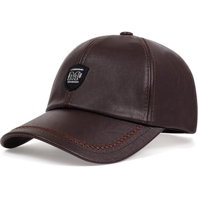 Herfst Winter warme leren baseballpet Hip Hop Snapback Hoed Mode Mannen Vrouwen Sport Casual Petten Papa Hoeden Verstelbare gorras gray