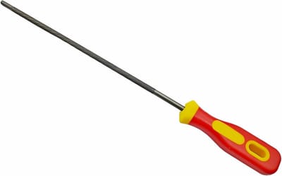 Ronde Vijl - Kettingvijl - Kettingen Onderhouden - Met Geïntegreerd Handvat - 4-5.5 mm - Metaal