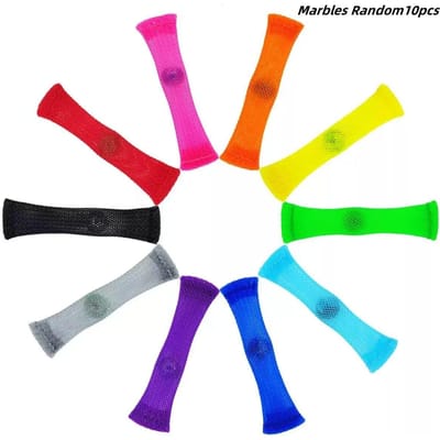 Jouets sensoriels billes balle autisme tdah thérapie de l'anxiété jouets EDC soulagement du stress main Fidget jouets maille tressée facile à plier avec du marbre