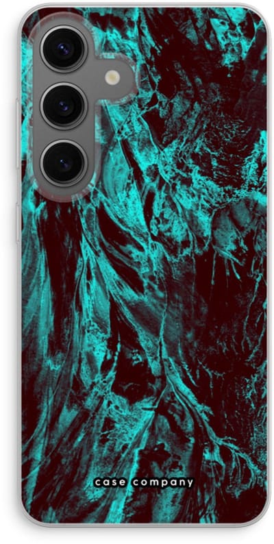 Case Company® - Hoesje geschikt voor Samsung Galaxy S24 hoesje - Ice Age - Soft Cover Telefoonhoesje - Bescherming aan alle Kanten en Schermrand