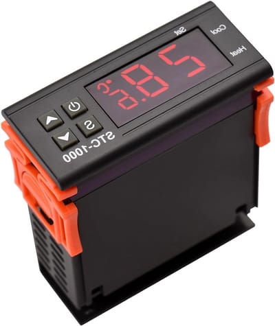 Intelligente Temperatuurcontroller voor Verwarming en Koeling met LCD Scherm (DC 24V) - Thermostaat voor Efficiënte Klimaatbeheersing en Energiebesparing