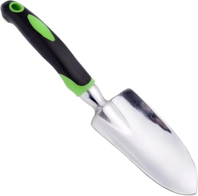 JGS Premium - Tuinscheptroffel met zacht rubberen antislip handvat voor transplantatie en wieden