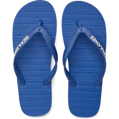 Jack & Jones Heren Teenslippers JFWBASIC Blauw - Maat 42/43