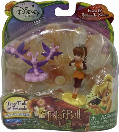 Tiny Tink & friends movie Series - Fawn & Butterfly Salute - Lost Treasure - 2009 - Tinkerbell
