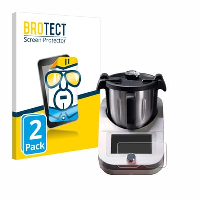 BROTECT - Screenprotector voor Ufesa TotalChef RK7 - Folie Beschermfolie transparant 2 Stuks