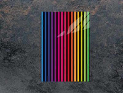 TMK ArtDeko 35x52 - Snijplank - Kleurrijk - Snee- en Zuurvast - Glas