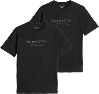 Marc O Polo T-shirt Big-Logo Set van 2