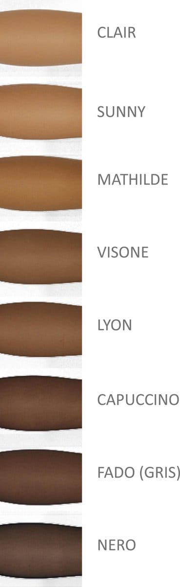 Panty - Maillot 15 DEN - MONA - 6 STUKS - Prachtige dunne lycra panty - zit perfect - maat Large - kleur: Lyon