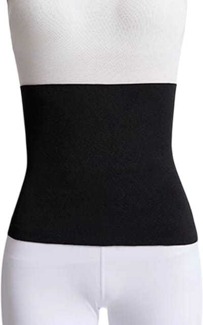 Thermische Tailleband met Fleece – Zwart Maat M – Warmteband voor Rug en Buik, Lendensteun & Buikband tegen Kou, Rugklachten en Spierpijn – Comfortabele Verwarmende Tailleband