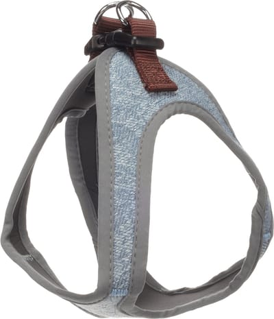 Flamingo Hond Harnas Step&Go Nelson Blauw L 37cm 44cm