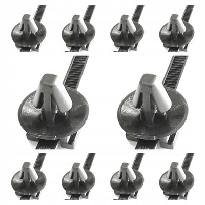 1000x Kabelbinders met Clip 200mm x 6mm UV-bestendig - Zwart