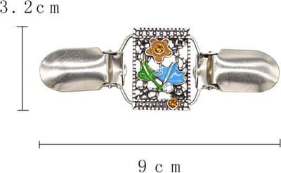 Vestsluiting - Impressive Flowers - vestsluiting dames - vestclip - vestsluiting vestclip - sjaalspeld - vestspeld - vestklem