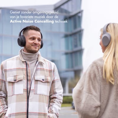 Selencia Urban Play Koptelefoon - Draadloze Koptelefoon met Active Noise Cancelling - Bluetooth Headphones - Midnight Black