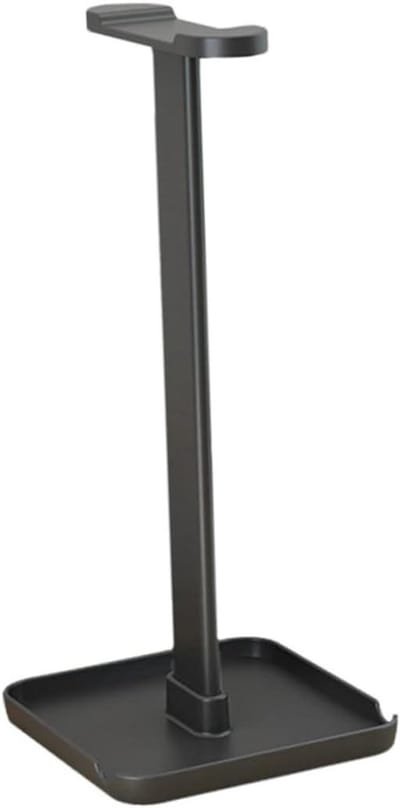 Hoofdtelefoonstandaard - Koptelefoonhanger Desktop - Opslag en Display - Flexibel Design - 23 x 10 x 10 cm - Zwart