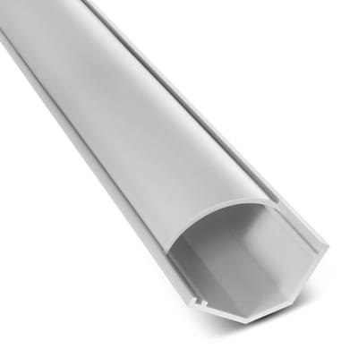 Maclean - Kabel Organiser 150 cm - Kabelhouder - Kabelgoot Met tape - wit