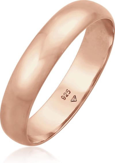 Elli - Ring - Dames Band Eenvoudig Klassiek in 925 Sterling Zilver - Dames