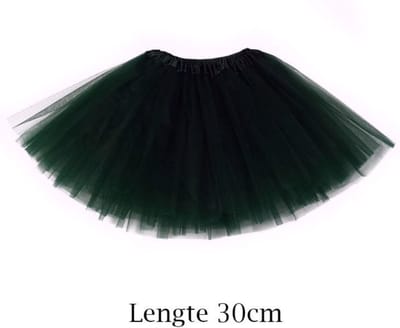 Tutu - Zwart kind - 30 cm