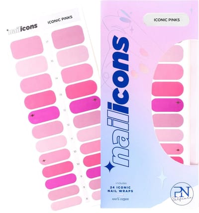 PN Selfcare - Nagelstickers - Vegan Nail Wraps - 10 Dagen Effect - Duurzame Nail Art - 24 Stuks