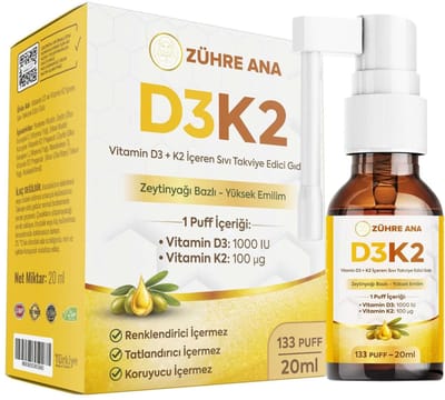 Zühre Ana Propolis D3 & K2 Vloeibaar Voedingssupplement – 20 ml Mondspray