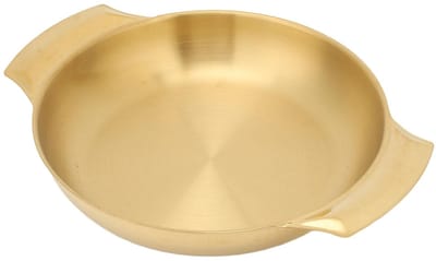 Dailygoods- Koekenpan Roestvrij Staal - Paella Pan - Koekenpan 28 cm - Koekenpan met Dubbele Handgrepen - Geschikt voor Commercieel Gebruik - Stijlvol Ontwerp - Paellapan