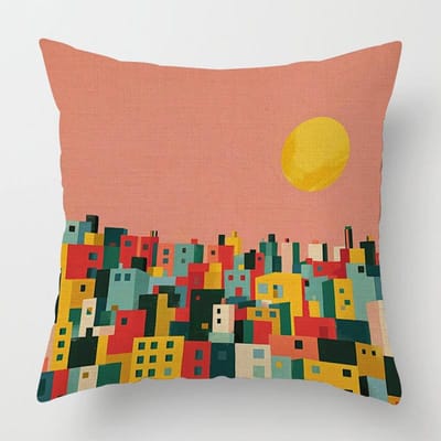 Abstract geometrische kussensloop 40x40cm 45x 45cm linnen kleurbestendig machinewasbaar ins Scandinavische bankkussensloop 35x35cm