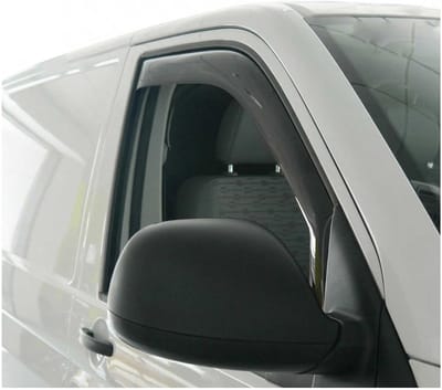 Windgeleiders Set - Regenafleiders - Rijcomfort Verbeteren - Gecertificeerd Fabrikant - 2-delig - Donker