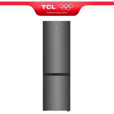 TCL koel-vriescombinatie 260 L, koelkastinhoud 187 L, vriezerinhoud 73 L, compact formaat 55 cm, Fresh Zone, omkeerbare deur, verstelbare poten