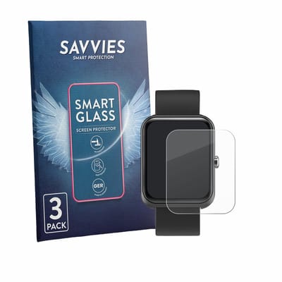 3 Stuks Savvies Screenprotector - geschikt voor Lebexy XY-220402 1.3" - beschermfolie glas transparant