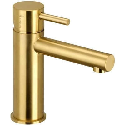 Herzbach DESIGN iX PVD Single-hole basin mixer 17 cm 21.133200.1.39