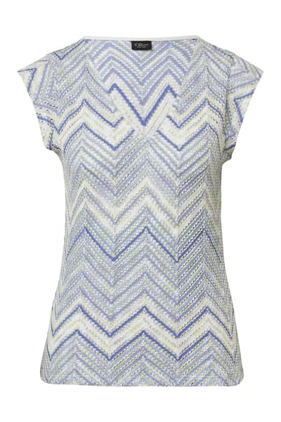 Regular fit T-shirt met V-hals