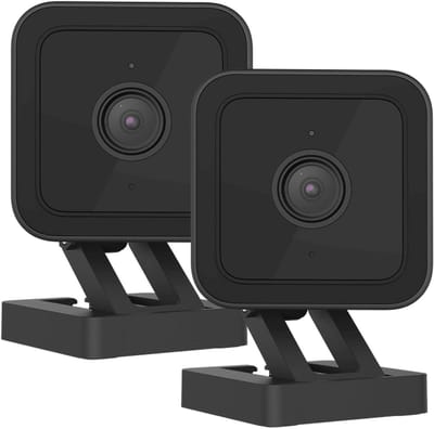 Beveiligingscamera Set - Intelligente Camera - Huis Bewaken - Nachtzicht in Kleur - 2 Pack - Zwart