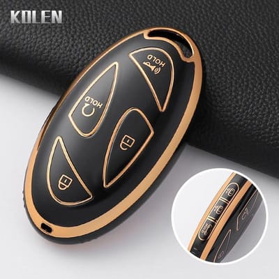 Voor Hyundai Ioniq 6 Nieuwe Grand Prix Gn7 Kona 5 7 Knoppen Mode TPU Auto Afstandsbediening Sleutelhoes Cover Beschermde Sleutelhanger Fob Accessoires
