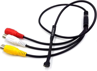 HD Mini Spy Hole Beveiligingscamera met 90° Hoek, 1000TVL en 6PCS Infrarood Nachtzicht - Verborgen Mini Beveiligingscamera voor Thuis en Kantoor