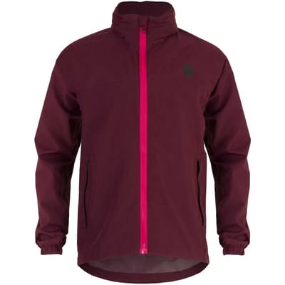 AGU GO Kids Regenjas Essential - Rood - 128 - Meisjes & Jongens - Waterdicht & Ademend