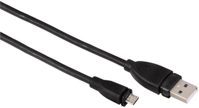 Hama Micro USB 2.0 kabel 0.75m zwart